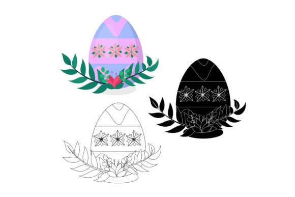 Easter Floral Concept Bundle Collection for Graphics and Illustrations