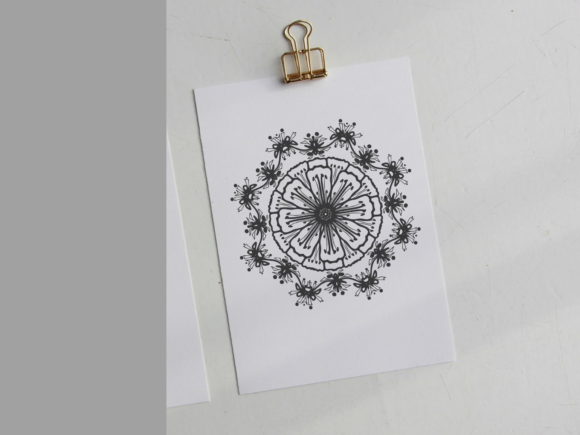 Floral Mandala Decoration Graphics for Digital Sellers