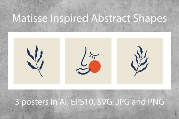 Henri Matisse Inspired Abstract Prints: Graphics & Illustrations Review