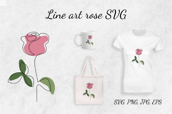 Line Art Rose SVG: A Modern Graphics and Illustrations Review