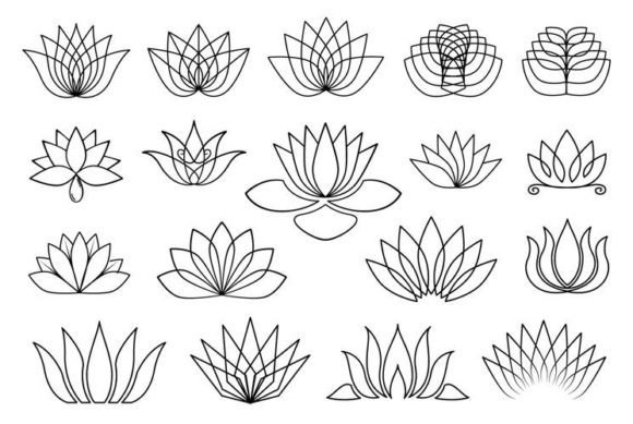 Lotus Set: Premium Graphics and Illustrations for Real Projects