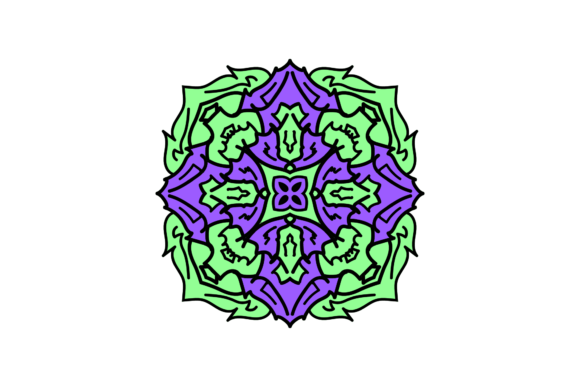 Mandala Indian Floral Pattern - A Versatile Graphic Design Asset