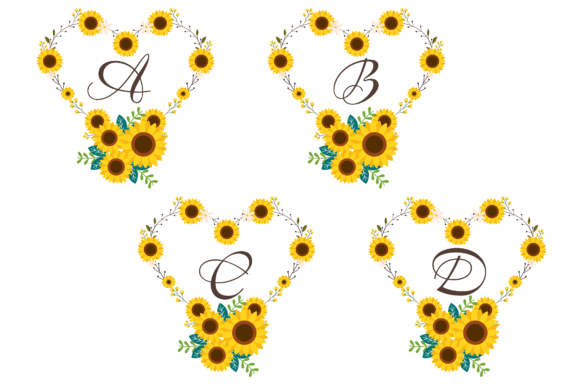 Monogram Floral Flower Design: A Review for Graphics and Illustrations