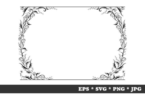 Ornamental Retro Frame: Graphics & Illustrations for Editorial Publishing