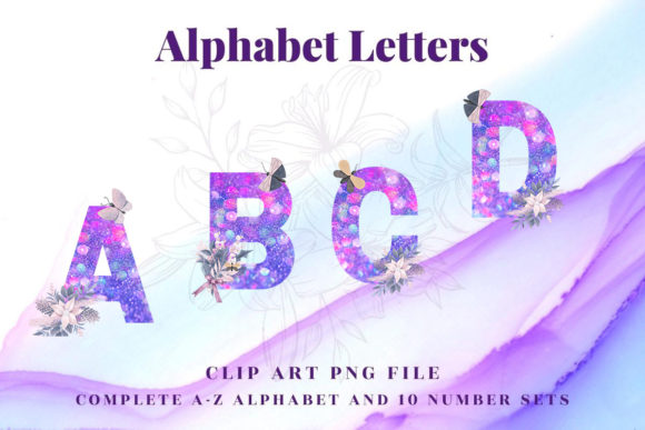 Purple Bokeh Floral Alphabet Sublimation Review