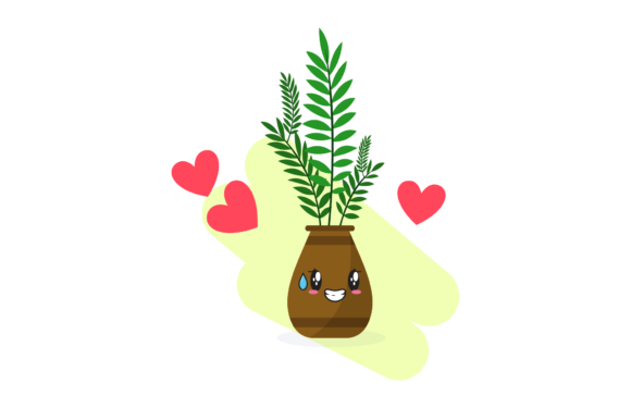 Valentine Plant Love Floral Graphics and Illustrations Review